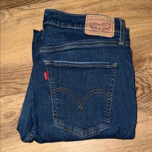 Levi's Women's High Rise Jeans - Dark Blue